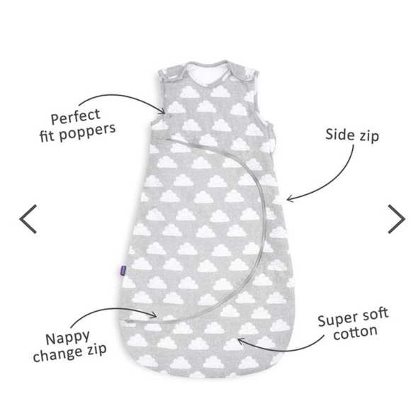 Scandiborn SnuzPod SnuzPouch Sleep Sack 1.0 Tog (avail in two sizes) - Picture 2 of 6